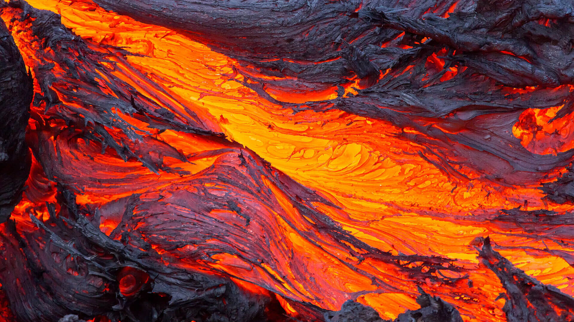 Geological analysis lava