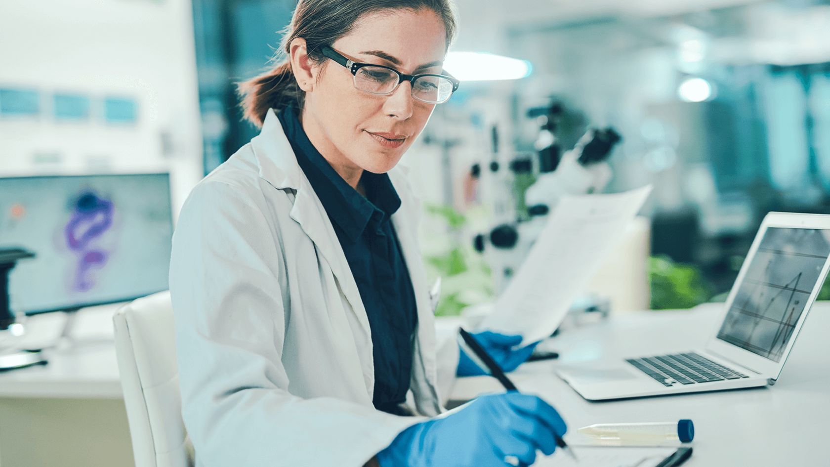 Labmanager in a lab