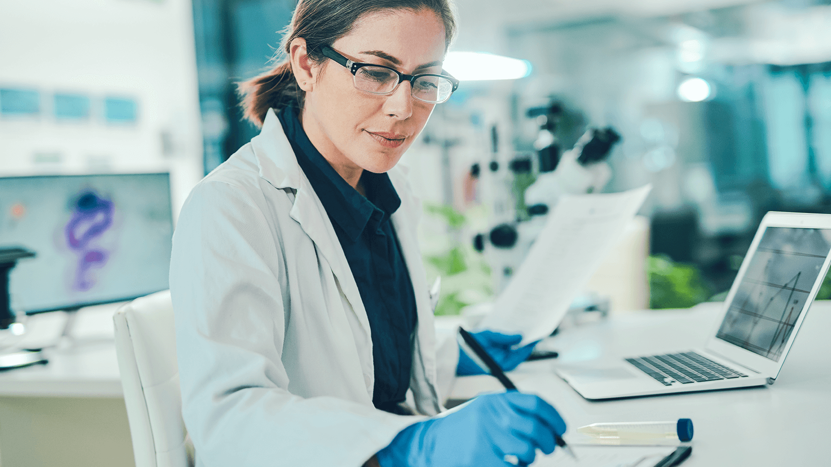 Labmanager in a lab