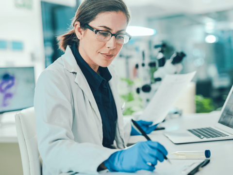 Labmanager in a lab