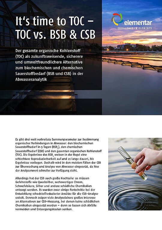 Whitepaper "It's time to TOC - TOC vs. BSB & CSB"