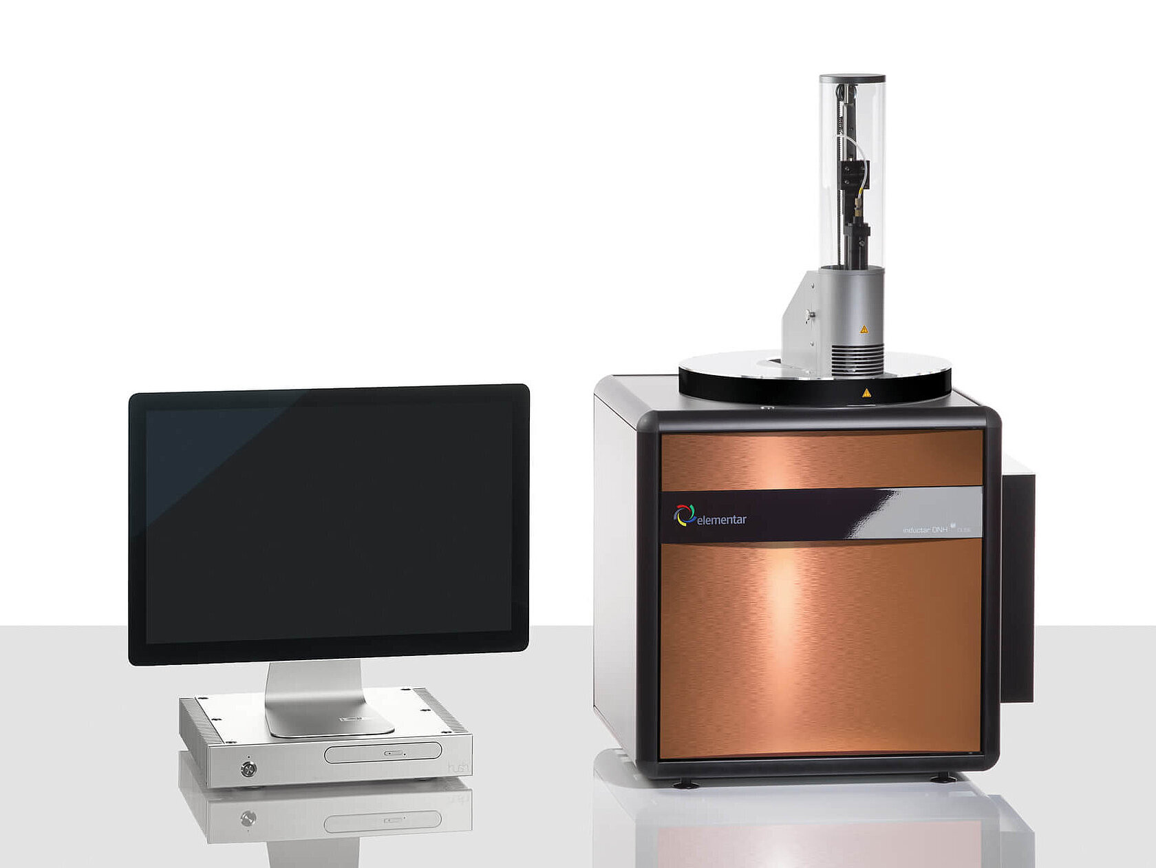 inductar ONH cube avec ordinateur et moniteur