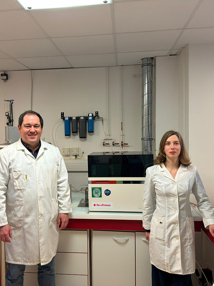 Das IMPMC-Labor mit der IRMS-Plattform von Elementar.