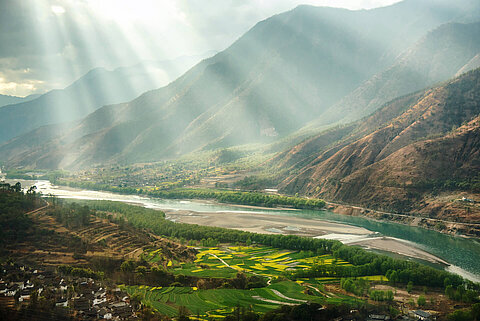 Hydrology river valley
