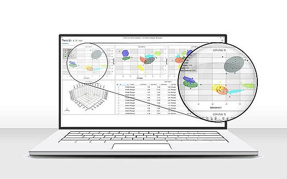 ArDBによるmulti-variate analysisのスクリーンショット
