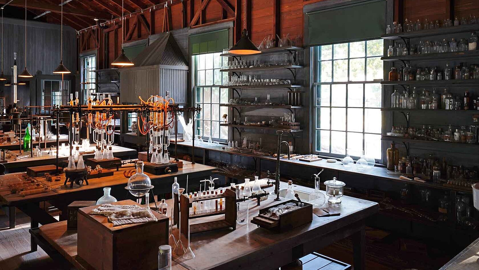 Old chemical science lab at the edison and fort winter