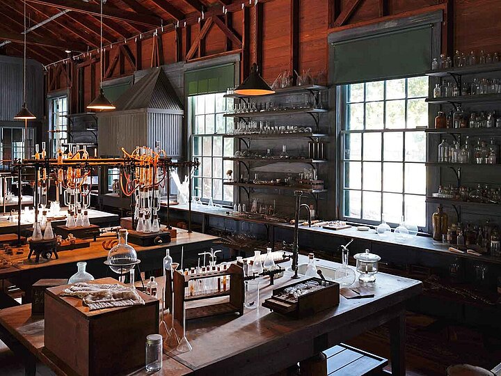Old chemical science lab at the edison and fort winter