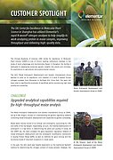 Title page of the CAS Center for Excellence in Molecular Plant Science Customer Spotlight