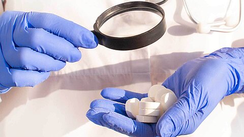 Examination of drugs