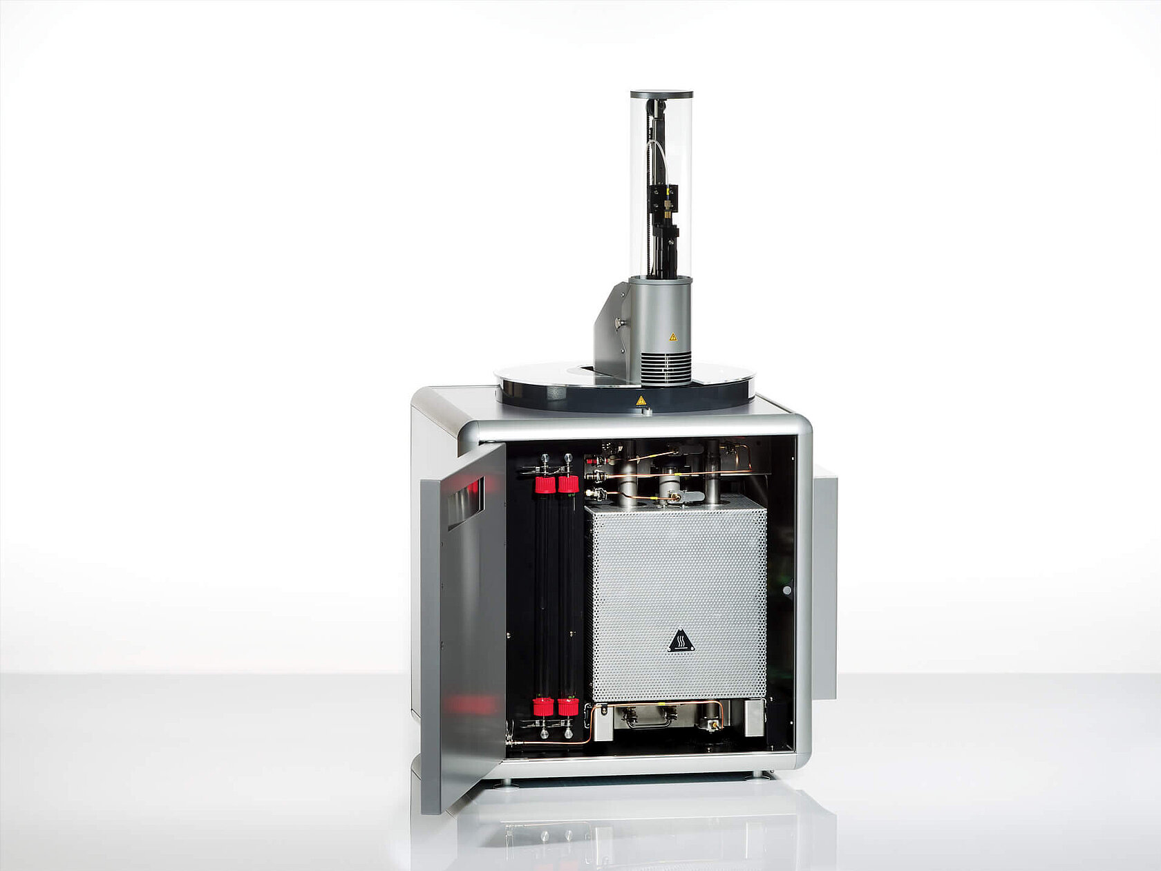 窒素タンパク質分析装置 rapid MAX N exceed 前扉を開けたところ