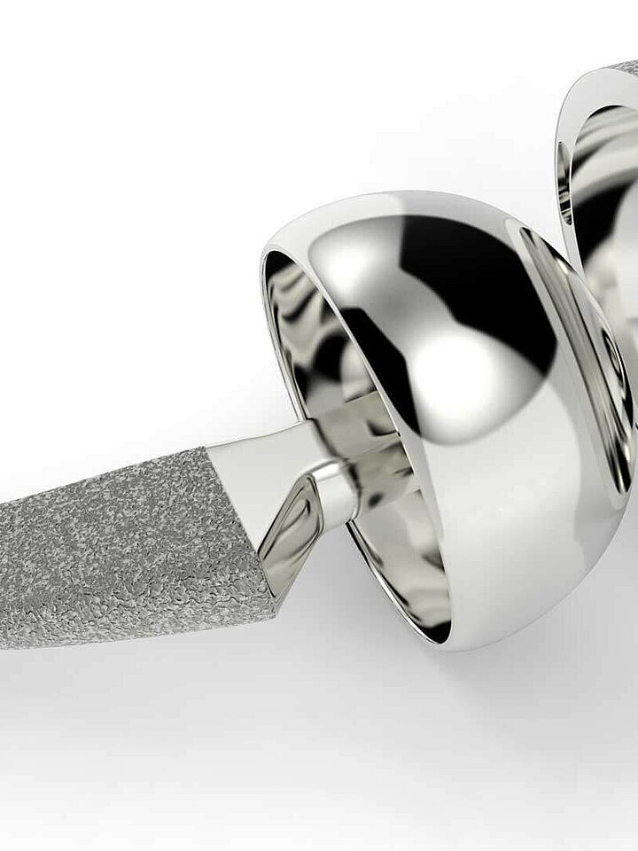 Künstliches Gelenk aus Metall