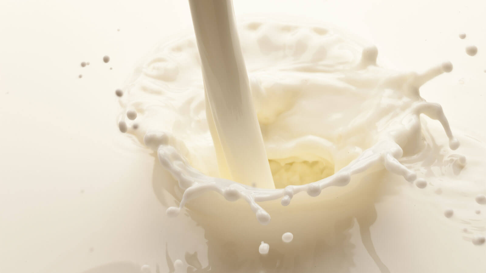 A splash of milk