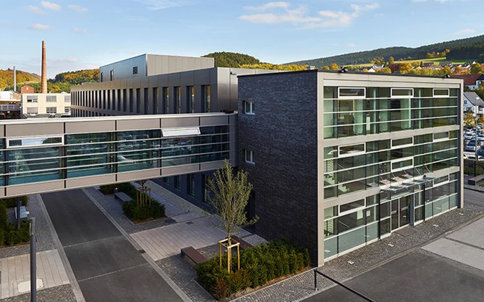 Front view of the HOPPECKE headquarters