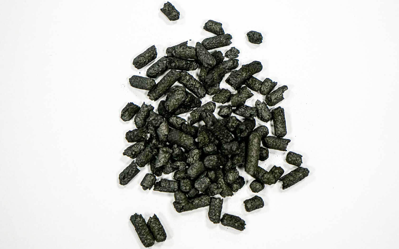 Biochar from soft wood pellets