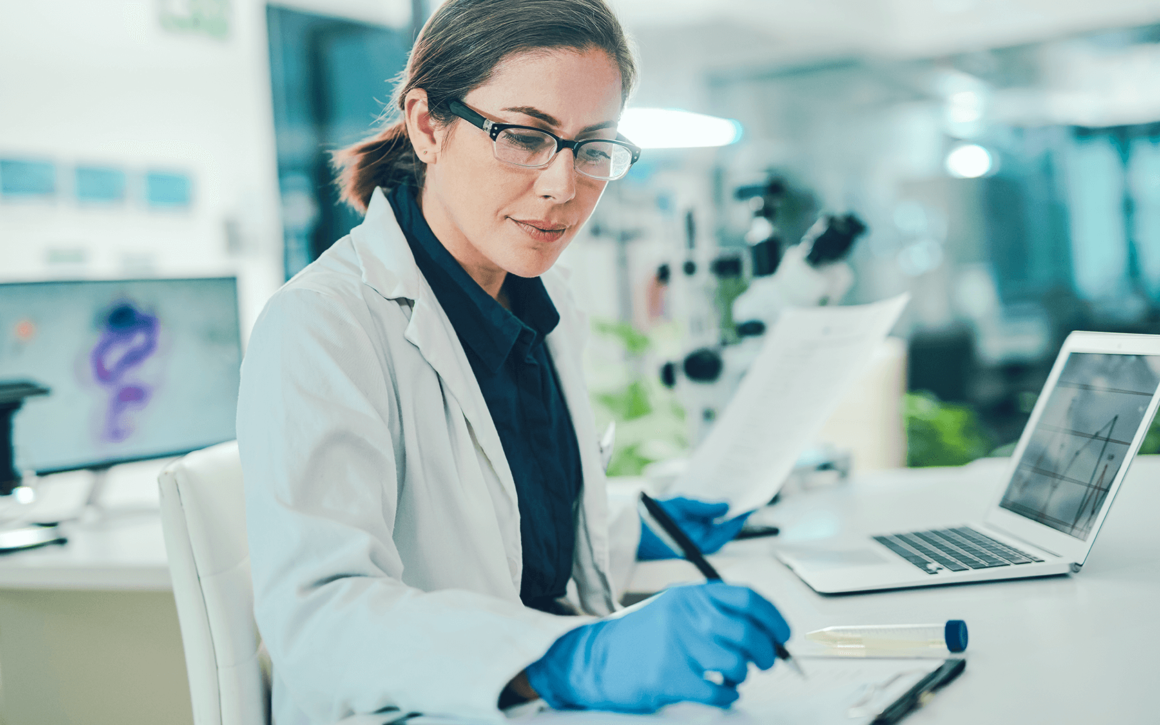 Labmanager in a lab