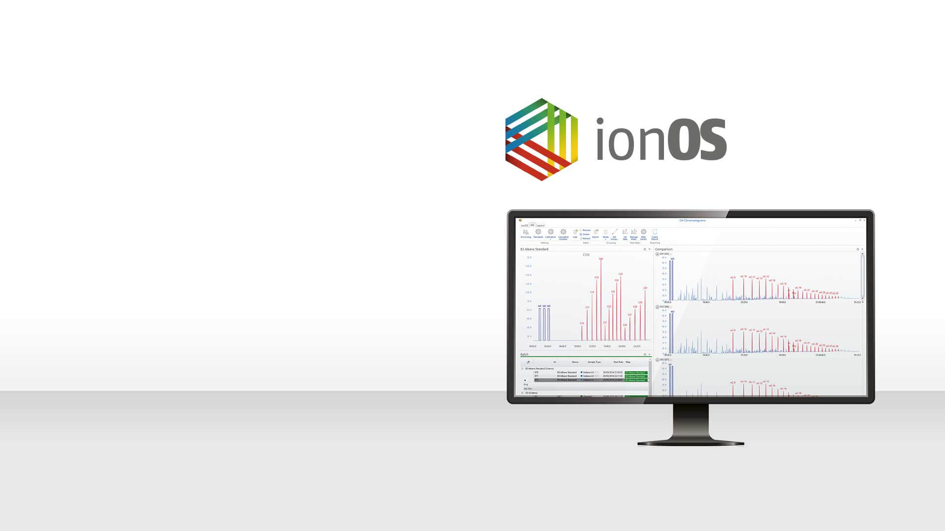 同位体比質量分析計ソフトウェア ionOS